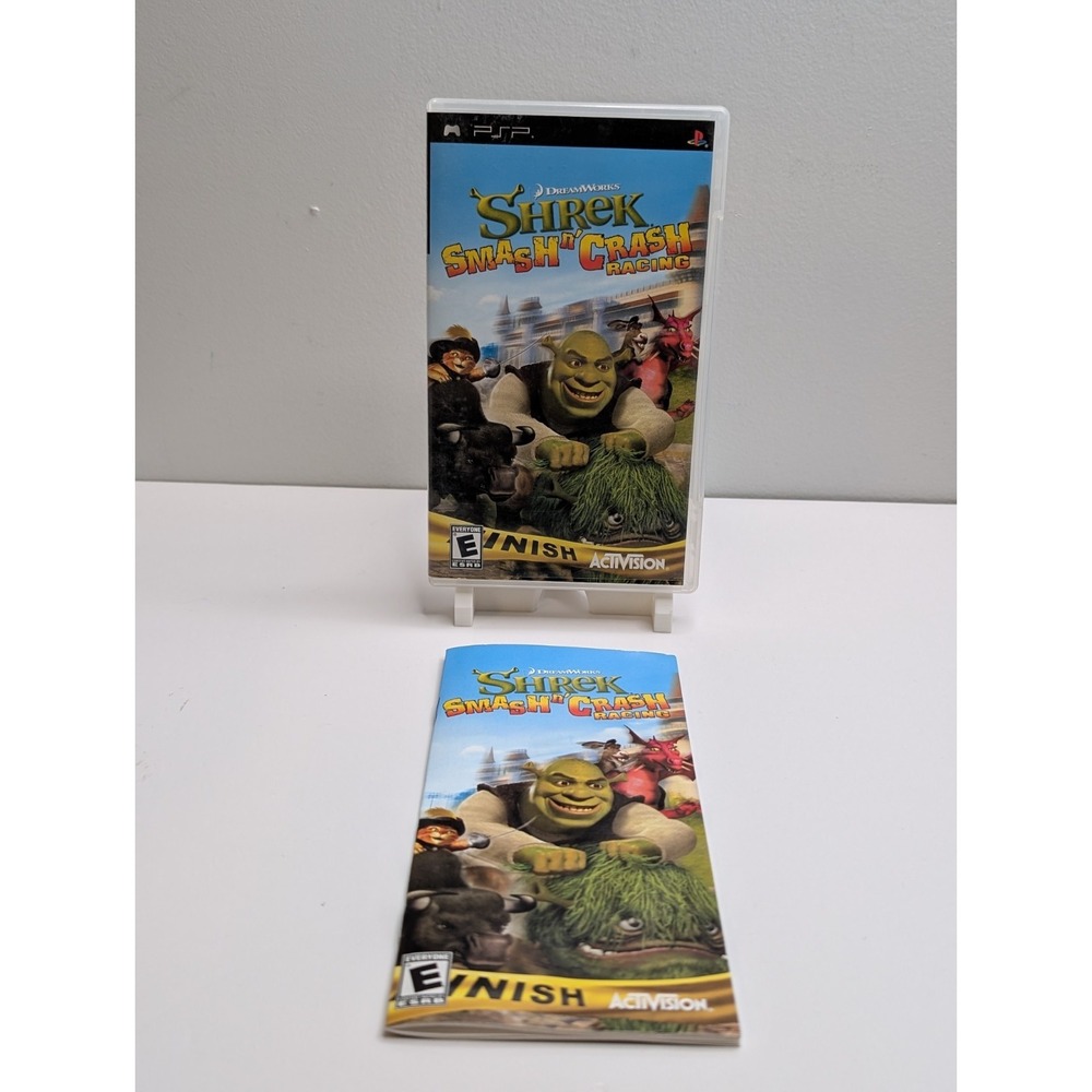 Shrek: Smash n'‎ Crash Racing (Sony PSP, 2006) Complete CIB - Tested